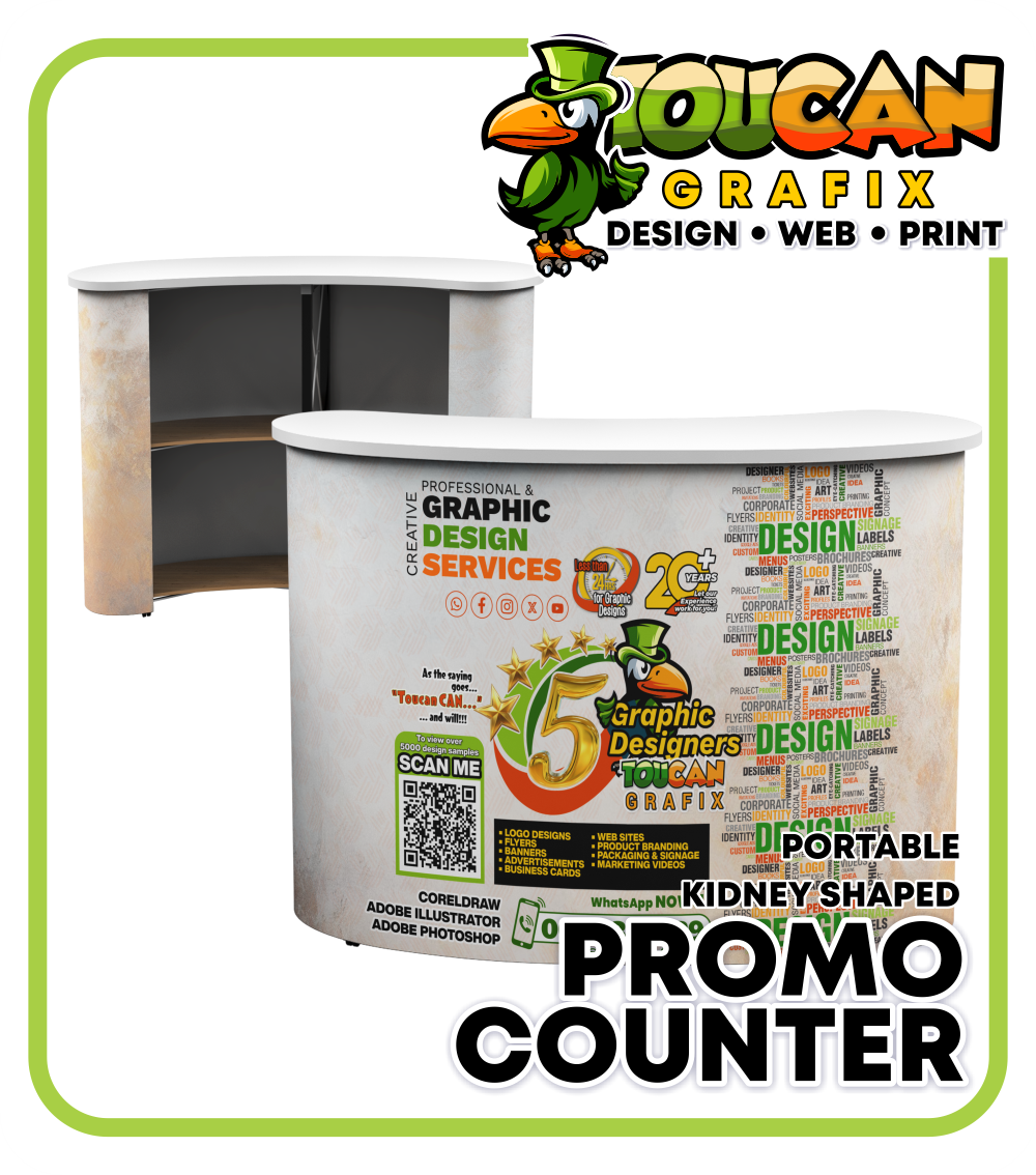 KIDNEY SHAPED PROMO COUNTER