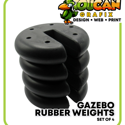 GAZEBO RUBBER WEIGHTS - (Set of 4)