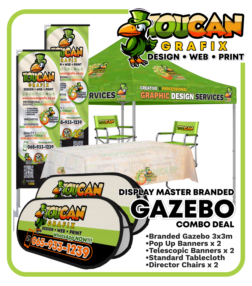 DISPLAY MASTER BRANDED GAZEBO BUNDLE