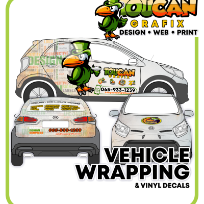 VEHICLE BRANDING - WRAPPING OR DECAL (Design)