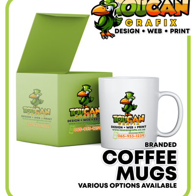 BRANDED COFFEE MUGS (Min order 10)
